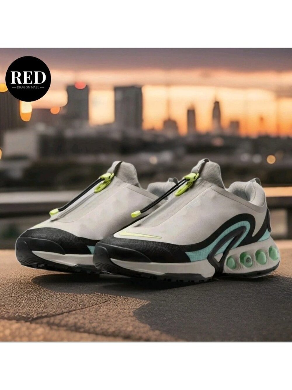 Nike Air Max DN Roam Shoes Gray HQ8605 003 - Men's Size 12